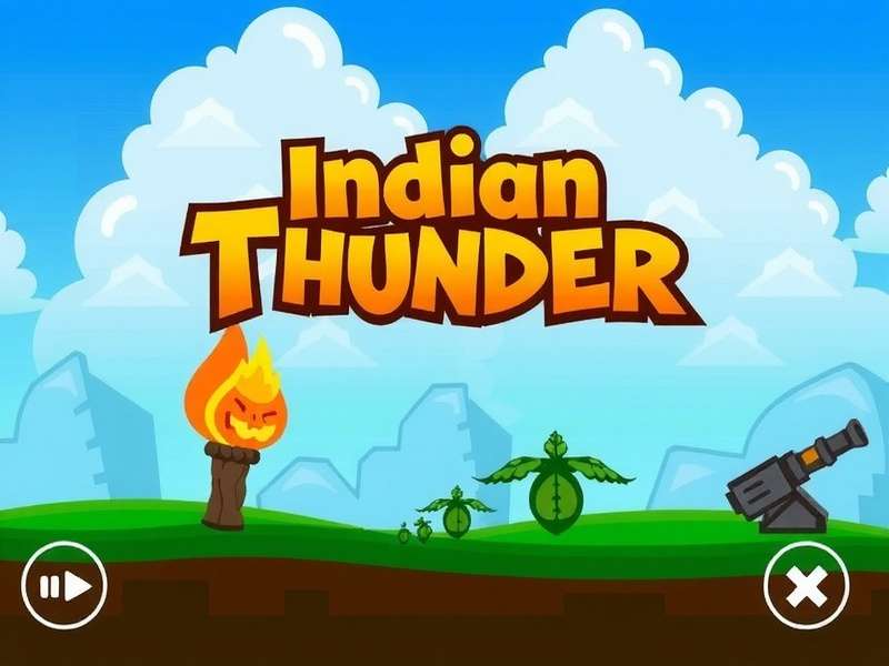 Indian Thunder Cannon Game Screenshot